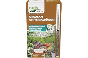 CUXIN DCM ORGASAN UNIVERSALDÜNGER - Mit MINIGRAN® TECHNOLOGY - Universaldünger - Bio Dünger - Langzeitdünger - organischer NPK-Dünger - 1,5 KG