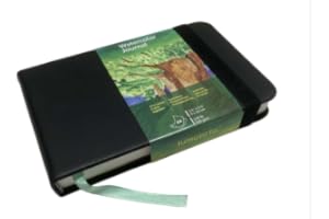 tumuarta Blocco da disegno ad acquerello, 300 g, 25% cotone, 9 x 14 cm, 24 fogli, 48 pagine, grana fine, senza acidi, per acquerelli, acquerelli, inchiostri, acrilico, guazzo