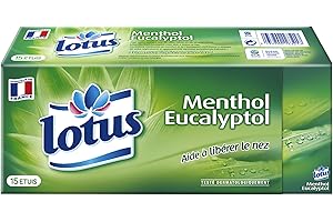 Lotus Menthol Taschentücher, 15 Packungen – 2 Stück