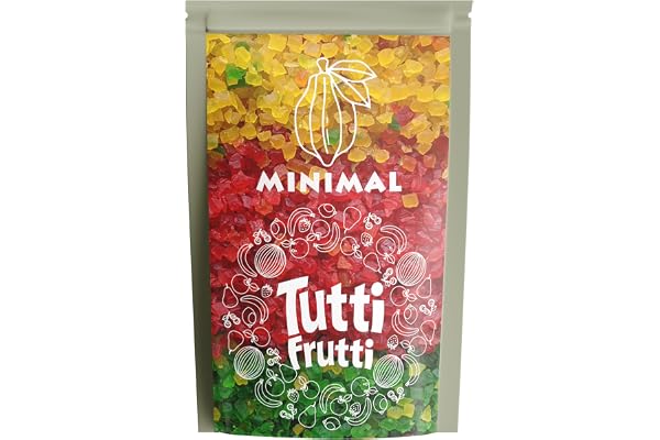 Minimal Tutti Frutti For Cake (Tutti Frutti Cherries),1kg