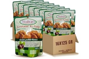 MEINBAZAR 16x Mein Bazar Set Zarte Maronen geschält, geröstet essfertig Esskastanien gekocht