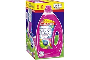 ‎WEIßER RIESE Weißer Riese Color Gel in Profi-Größe (130 Waschladungen), Color Waschmittel Großpackung für Industrie & Gewerbe, Waschmittel wirkt extra stark gegen Flecken