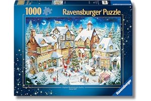 Ravensburger - Puzzle 1000 Pezzi Villaggio di Natale​ | Puzzle Per Adulti E Tutta La Famiglie | Dimensione Di 70x50 Cm | Regalo Adulti | Regali Natale