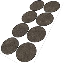 Adsamm® / 4 X Patins Glisseurs En Plastique Avec Clou / Noirs / 18x30 Mm / Rectangulaire / Pieds Glisseurs En Plastique à Clou Pour Meubles, De Qualité Optimale De Adsamm