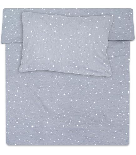 Baby Bettbezug 120x90 Cm - Bio-Baumwolle Mit Elefant Design