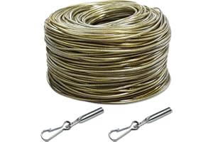 ROBAN FASHION 10 Meter Planenseil 8mm mit 4 Seilendverschluss mit Simplexhaken