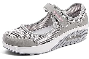 JUKKA Sandalias para Mujer Malla Merceditas Zapatos para Caminar Zapatillas De Deporte Talla 35-42 Respirado Ligero Deporte Running Zapatillas Sacudir Casual Zapatos de Deporte Mocasines Negros Verano