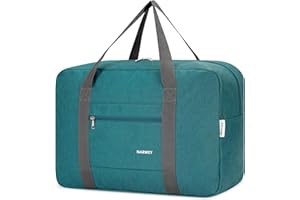 NARWEY Torba kabinowa pod siedzenie, Easyjet, o wymiarach 45 x 36 x 20 cm, składana torba podróżna, torba podręczna na noc, dla kobiet i mężczyzn, 25 l