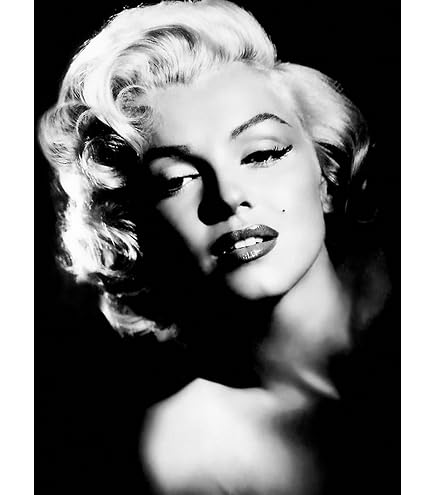 Poster Pop Art Marilyn Monroe Monochrome - Impression Sur Papier Couché 42x30 Cm | Décoration Murale Salon, Bureau, Cadeau