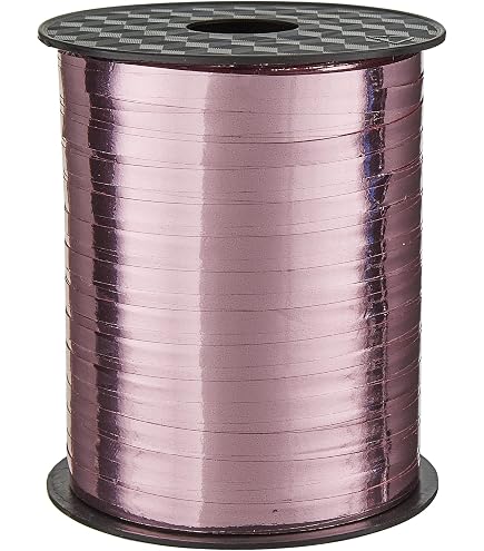 Nastro Decorativo Ribbon Argento: Rotolo Da 460 Metri X 5 Mm, Per Pacchetti Regalo, Palloncini E Allestimenti Festa