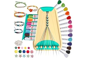 TingingYuli Kunst und Handwerk für Kinder im Alter von 8-12 Jahren,Freundschaftsarmband-Machset für Mädchen, Schmuckherstellungsset,Weihnachtsgeschenke für Kinder im Alter von 6-12 Jahren (Blau)