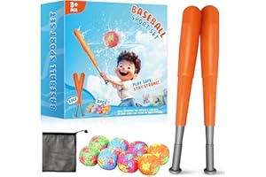 Aooess Toys for 3+ Year Old Kids: Water Baseball Toy for Kids Outdoor Ball Toys for 3 4 5 6 7 8 Year Old Boys Girls Sports Game Water Toys for Toddlers Summer Beach Pool Garden Backyard