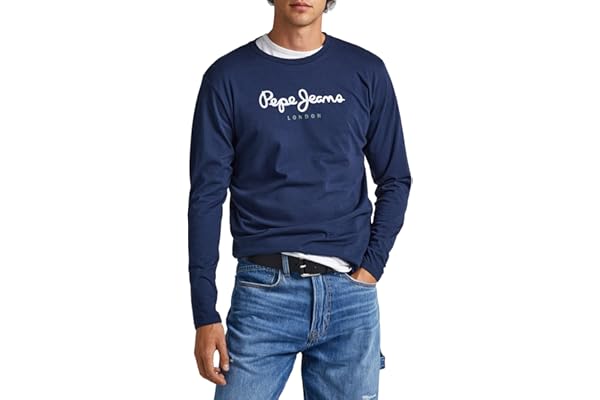 Pepe Jeans Eggo Long N Camiseta para Hombre