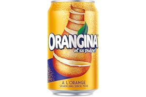 Orangina Sparkling Orange Drink 24 x 330ml Cans