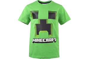 Global Brands Group T-Shirt Minecraft Originale Creeper Verde Maglia Maglietta Videogioco Videogames Ufficiale