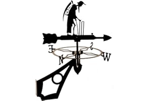 Dragon Laser Ltd., Father Time Decorative Weathervane, WITH ANTI-RUST COATING**