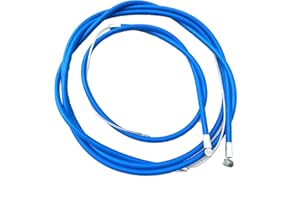 eRadius Blue Complete Front & Rear Inner Outer Wire Brake Cable Set with Barrel Cap Bike Bicycle | Blue