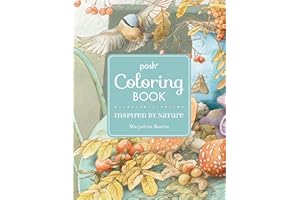 Posh Adult Coloring Book: Inspired by Nature