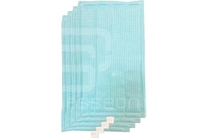 PIESSEONLINE Panni x4 compatibili universali soft per pulilava Folletto sp600, azzurro
