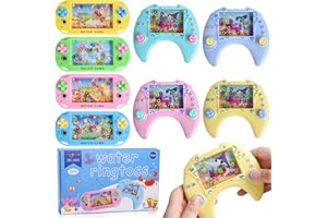 Herefun Wasser Flipper, 8Pcs Handheld Spiel Geduldsspiel , Mini Wasser Ring Spiel, Wasserflipper Fische Mitgebsel Kindergeburtstag Geschenke