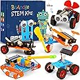 STEM Kits for Kids Crafts 6-8 8-12, Boys Gifts Toys for 6 7 Year Old Boy Birthday Gift Ideas, STEM Toys Craft Kits 6+ 7+ yr, Robotics Science Activities Robot Building Age 8-10 8 9 10 11 12 Years