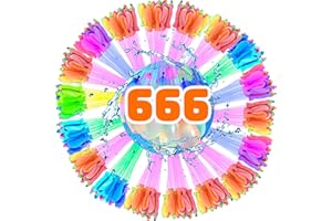 TFSZE Palloncini d'Acqua,Colorato Bombe Dacqua Palloncini,Palloncini D'acqua Autosigillanti a Riempimento Rapido,con accessori per riempimento da rubinetto,Palloncini Acqua Riutilizzabili per Bambini
