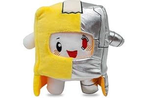 XRHOT Foxy and Boxy Plush Toy - Lanky Plush Lanky Fox Plush Toy Plushies Foxy Boxy And Rocky Lanky Toys Foxy and Boxy with Detachable Removable Head Mask Soft Stuffed Plushies Gifts For Fans