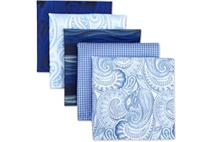 S&W SHLAX&WING Set fazzoletto da taschino assortito da 5 pezzi per giacca