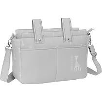 Bolso Sophie La Girafe Para Carrito - Gris Piedra, 46x15x26 Cm, Resistente Y Práctico