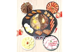 SHZICMY Cocina multifunción BBQ Hot Pot horno grill grill grill grill grill grill grill eléctrica