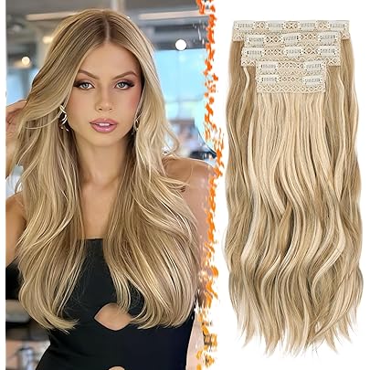 YoungSee Extension Capelli Veri Clip Marrone Chiaro Highlight 55cm - Foto 6