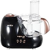 Arnica Prokit 444 Mini Kitchen Robot, 600 W, 1 L Hopper, Dough Mixing, Stainless Steel Blade, Rose