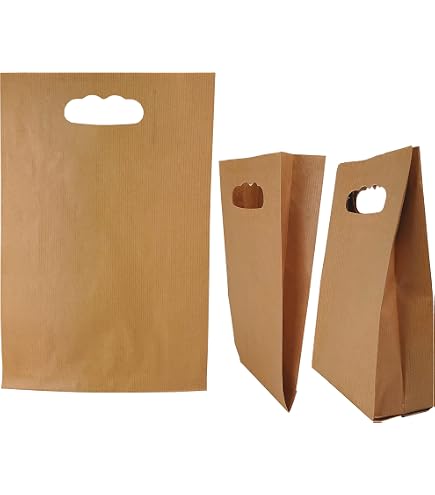 Lot De 100 Pochettes Cadeaux En Papier Kraft Brun - 12 Cm X 20 Cm - Pour Bijoux, Petits Objets - Neuf Sous Emballage - Fabriqué En France