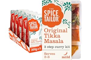 The Spice Tailor - Indian Curry Sauce Meal Kit, Original Tikka Masala, Pack of 5, Vegetarian