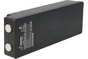 vhbw batteria compatibile con Scanreco Fasse, FBS590, EA2512, Effer, Fassi Radiocomando Industriale, Telecomando (3000mAh, 7,2V, NiMH) - Nero