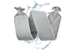 Barriere Antiallagamento – Confezione da 6 Barriere Anti allagamento Mobili da 8 L di Acqua Acificata per Garage, Case, Scantinati, Porte, Sacchi Barriere anti Alluvione - 120 x 10 cm – LABA-TEX