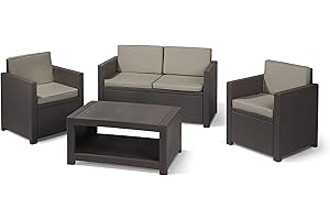KETER Allibert Monaco 4-Piece Lounge Set