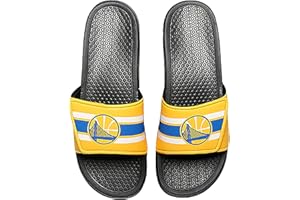 FOCO Men's Legacy Stripe Velcro Sport SlideGolden State Warriors Stripe Legacy Velcro Sport Slide - Mens - Large