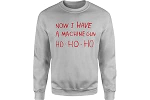SMARTYPANTS Now I Have A Machine Gun Ho sweter bluza - nowość świąteczna 'Merry Christmas' wigilia praca impreza 1988 akcja thriller detektywistyczny film prezenty