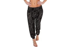 Love My Fashions® Women Harem Trouser Alibaba Plain & Printed Elactic Waist Hippie Pyjama Bottoms Loose Fit Baggy Pilates Yoga Pants and Summer Trousers