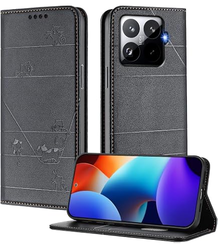 Leder-Hülle Für Xiaomi Mi 10T Pro – Mit Kartenfach, Ständer & Magnetverschluss, PU-Leder