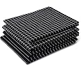 Encasa XO Küchenspiele und Küchenspiele Nero Non-spugna+Spugna Toallas de garza de algodón altamente assorbenti | 70x45 cm | Vielseitig einsetzbar zum