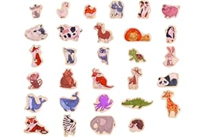 Hape Animali magnetici - magneti in Legno, per Bambini a Partire da 24 Mesi