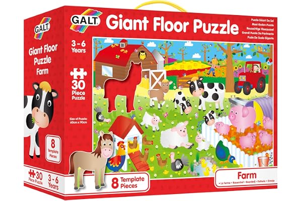Galt Toys Puzzle Géant De Sol – La Ferme