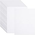 50 Sheets Linen Textured Cardstock White 250g/92lb Cover Printer Paper, 8.5 x 11 Inches for Printers, Invitation, Arts and Craft, Scrapbook, DIY Projects (White, 5×7in)