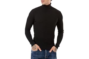 Redbridge Maglia a Collo Alto da Uomo Dolcevita Maglione