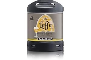 ‎PERFECTDRAFT PERFECTDRAFT Leffe Blonde, Abteibier Bier aus Belgien, Perfect Draft Mehrweg Fassbier, 6 L (1er Pack)