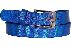 EANAGO Ceinture végétalienne >FÉE DES PAILLETTES< pour enfants - ceinture moderen à paillettes pour filles de 6-15 ans