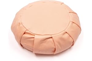 ‎MYGA Myga Zafu Meditationskissen | Ergonomisches Sitzkissen mit Buchweizenfüllung | Abnehmbarer & Waschbarer Bezug | Natürliche Füllung | Ideal für Meditation, Yoga & Achtsamkeit | 34 cm x 12 cm
