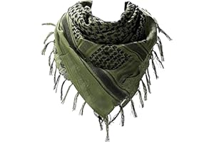 COLOURLINX Soft Cotton Shemagh Scarf Arab Sun Hat Combat Desert Keffiyeh SAS Army Tactical Military Desert Head Neck Wrap mask